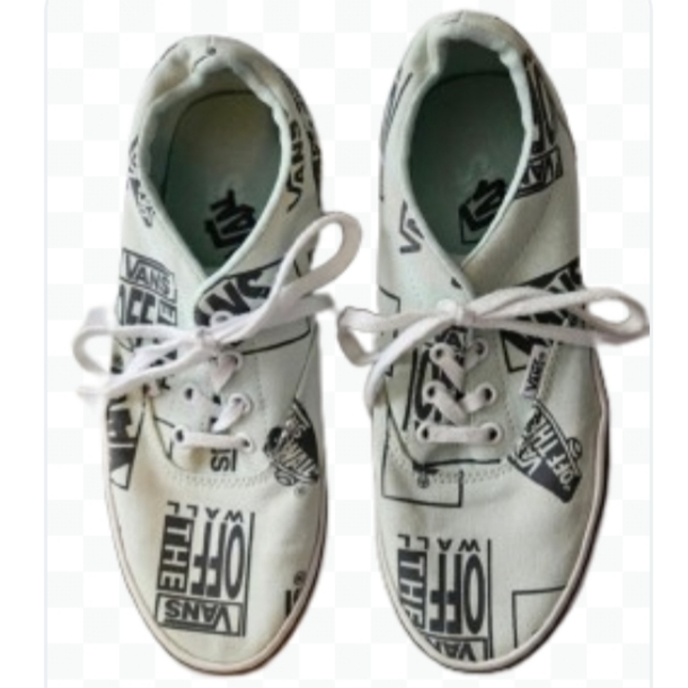 Vans Green Off The Wall Womens Sneakers Sz 7.5
